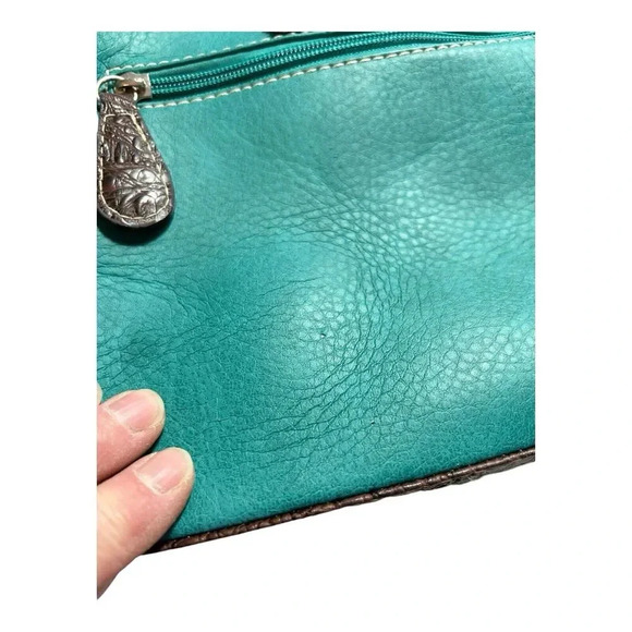 Ladies Western Bling Concealed Carry Turquoise Green Purse - Picture 11 of 16